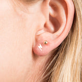 Small Yellow Gold Studs - OIYA