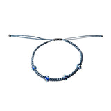 Multi Evil Eye Braided Bracelet - OIYA