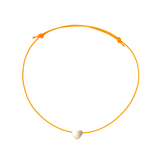 Gold Heart Hematite Charm Bracelet