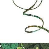 Gemstone Heart Liberty Print Necklace - OIYA