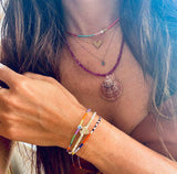 Sandy Seashell Beaded Necklace