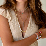 Yasmin Crystal Beaded Necklace