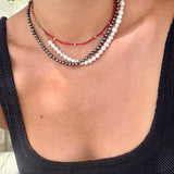 Amara Pearl & Chain Necklace