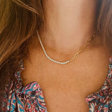 Jordyn Jewel & Chain Necklace