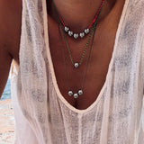 Aura Titanium Bead Necklace