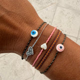 Lucia Heart Beaded Bracelet - OIYA