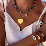 Lia Heart Chain Necklace