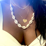 Bohemian Cowrie Shell Choker - OIYA