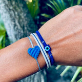 Square Evil Eye Bracelet - OIYA