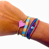 Lizzie Evil Eye Thread Bracelet - OIYA