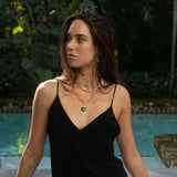 Charlotte Evil Eye Pearl Choker - OIYA
