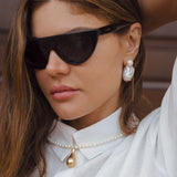 Freshwater Baroque Pearl Drop Earrings