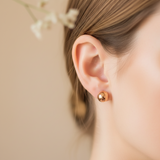 Medium Rose Gold Studs - OIYA