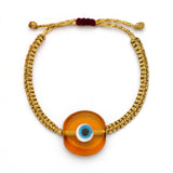 Mini Fantasia Glass Evil Eye Bracelet