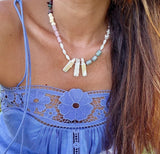 Addison Pearl & Stone Choker