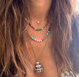 Leona Precious Stone Necklace