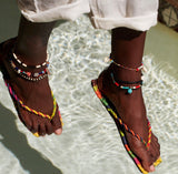 Safari Cowrie Shell Anklet