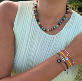 Lucky Chocolate Leather Bracelet