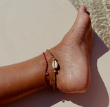 Heather Evil Eye Anklet