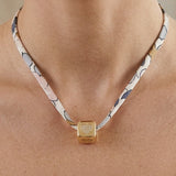 Liberty Gold Heart Charm Necklace - OIYA