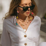 Luisa Beaded Tassel Sunglasses Chain