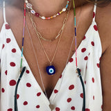 Ava Evil Eye Pendant Necklace - OIYA