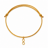 Kids Gold Infinity Charm Bracelet