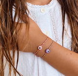 Kids Ruthie Rainbow Evil Eye Bracelet