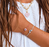 Kids Rose Quartz Gemstone Necklace