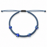 Multi Evil Eye Braided Bracelet