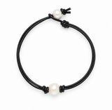 Men's Freshwater Baroque White Pearl Bracelet