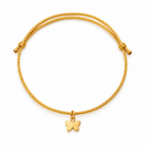 Kids Gold Butterfly Charm Bracelet