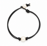Women's Freshwater Baroque White Pearl Bracelet - OIYA