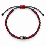 Philo Navy Sterling Silver Braided Bracelet