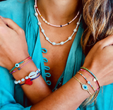 Blossom Pearl Beaded Choker