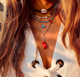 Elektra Pearl Beaded Choker