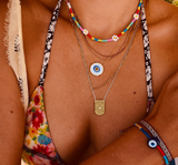 Jada Metallic Scapular Necklace