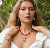 Beaded Shell Necklace
