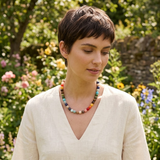 Delaney Precious Stone Necklace