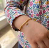 Kids Gold Eye Charm Bracelet - OIYA