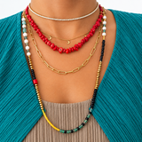 Celestial Solid Gold Necklace