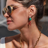 Tyla Gem & Pearl Earrings
