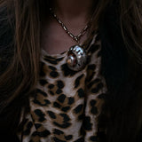 Tori Shell Gold Link Necklace