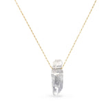 Cris Raw Crystal Necklace - OIYA