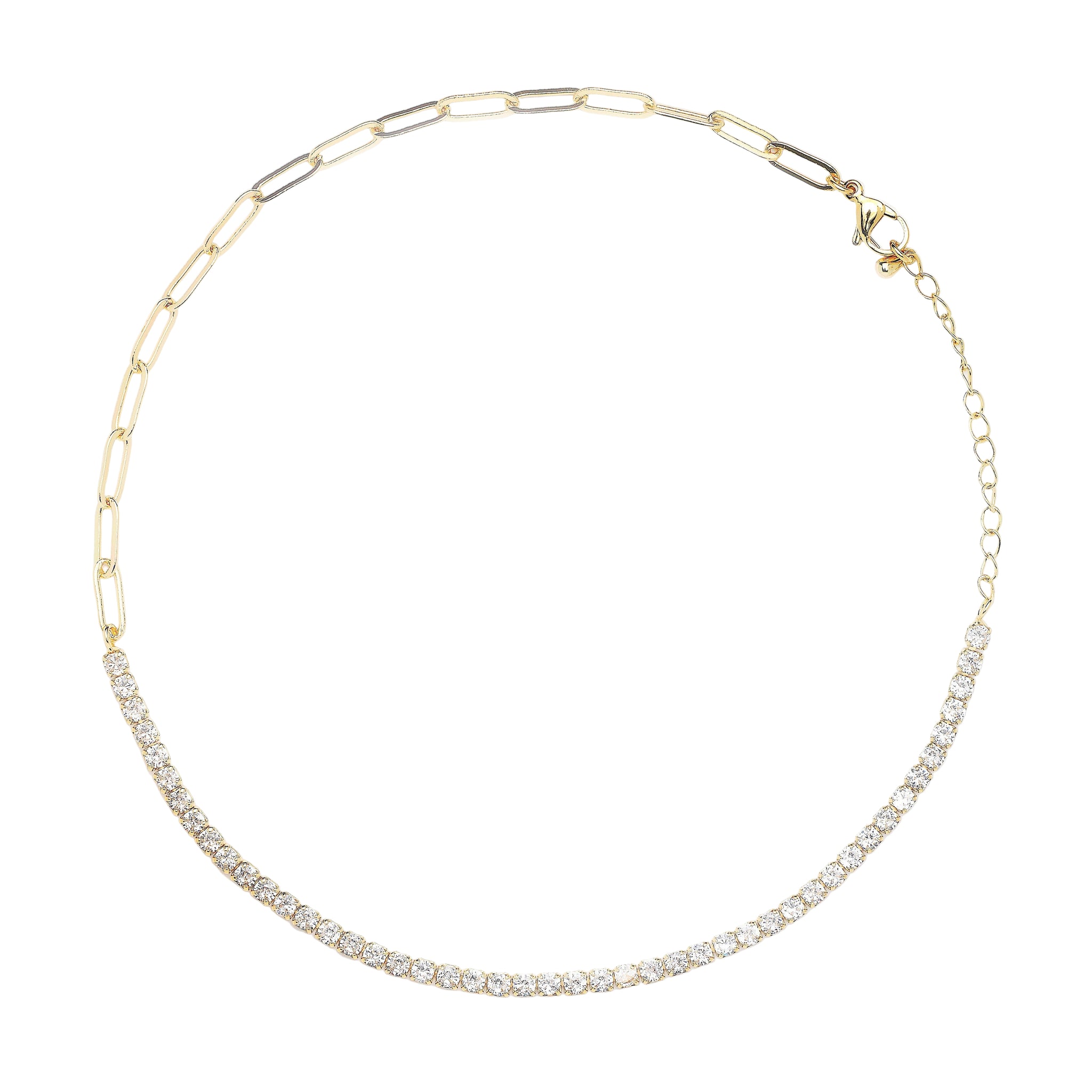OIYA Jordyn Jewel & Chain Necklace