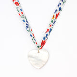 Liberty Mother of Pearl Charm Necklace - OIYA