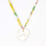 Liberty Mother of Pearl Charm Necklace - OIYA