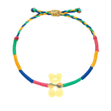 Kids Yellow Gummy Bear Rainbow Bracelet - OIYA