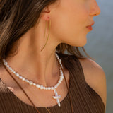 Faith Raw Pearl Choker - OIYA