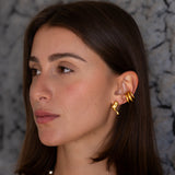 Gold Dripping Studs
